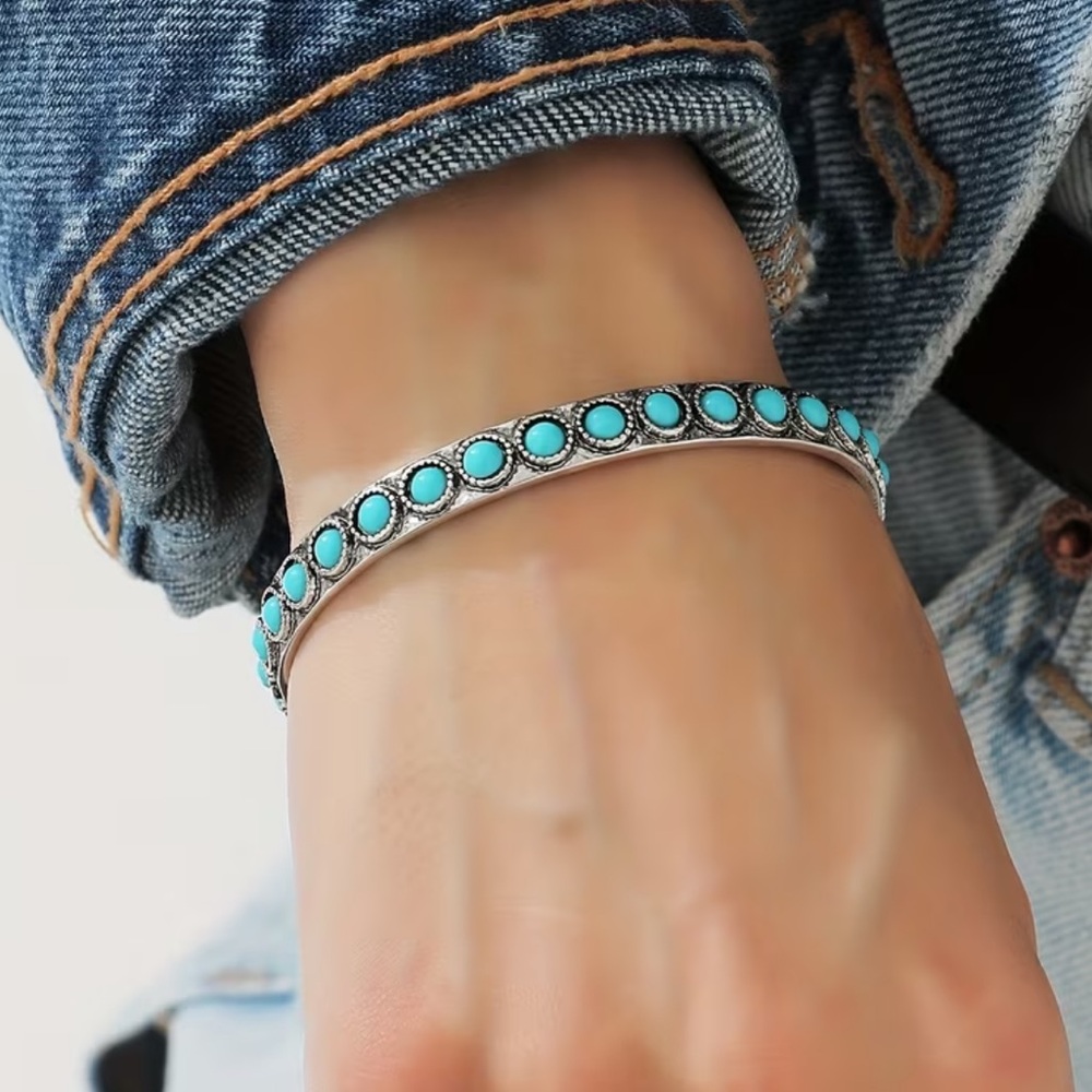 Anthropologie Western Vintage Bohemian Cuff Bangle Bracelet NEW